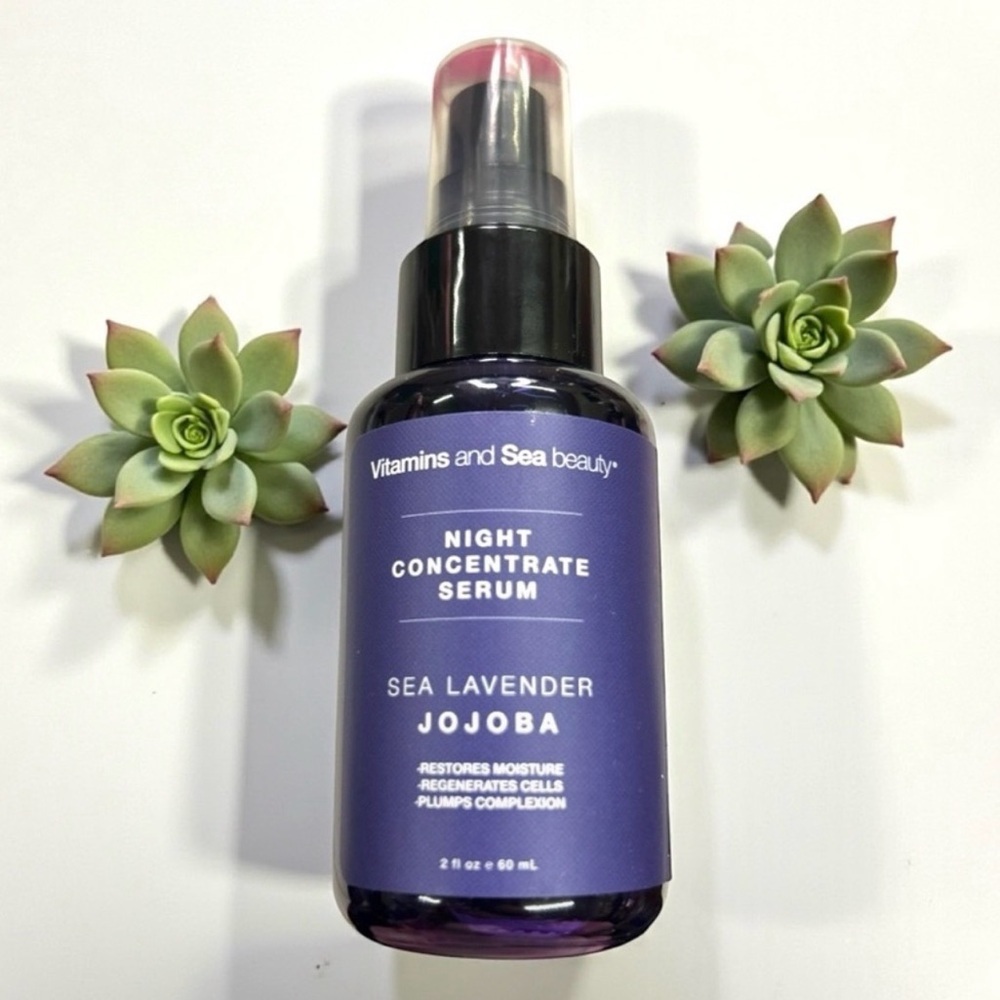 Vitamins and Sea Beauty Jojoba Sea Lavender Night Concentrate Serum